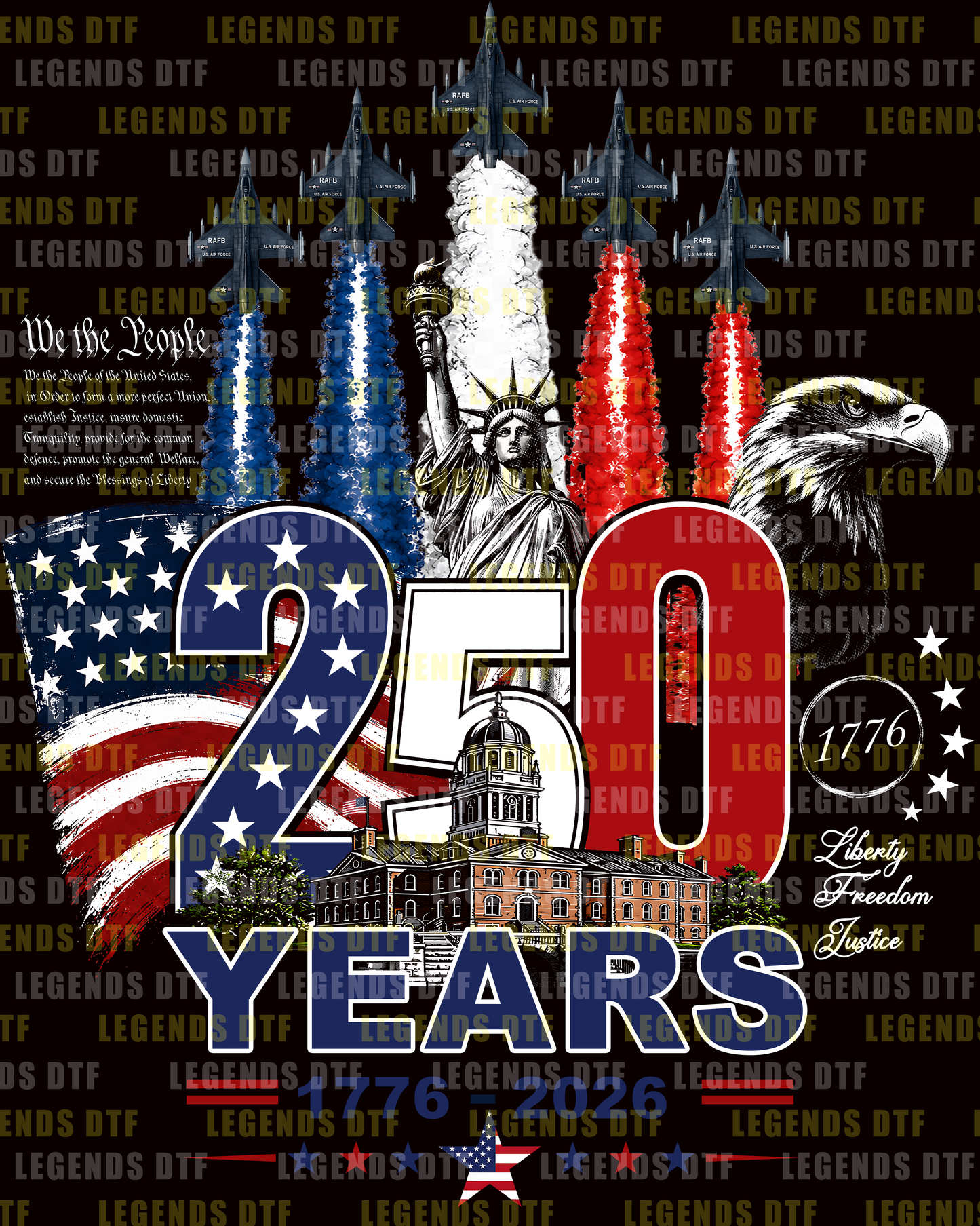 America’s 250th Birthday Shirt | Local RAFB-Inspired Edition