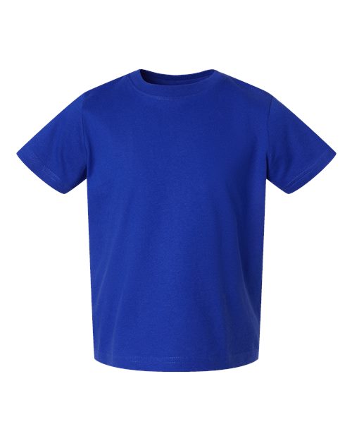 Blue t-shirt on a white background