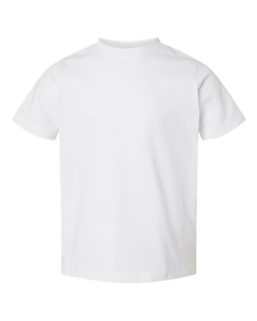 White t-shirt on a white background