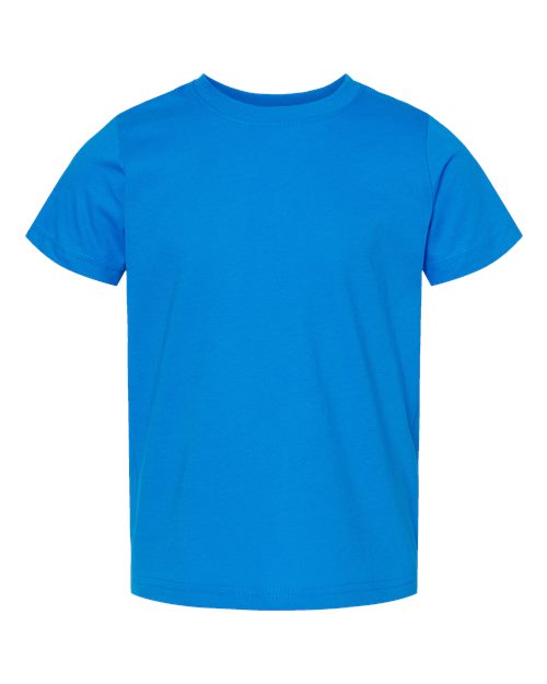 Blue t-shirt on a white background