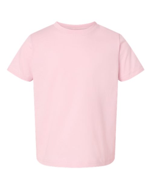 Plain pink t-shirt on a white background