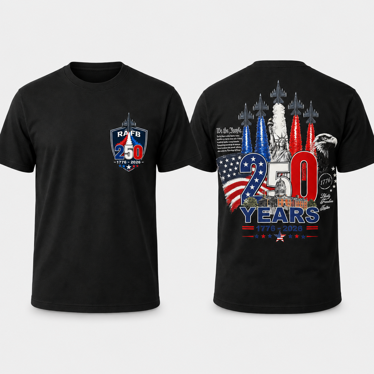 America’s 250th Birthday Shirt | Local RAFB-Inspired Edition
